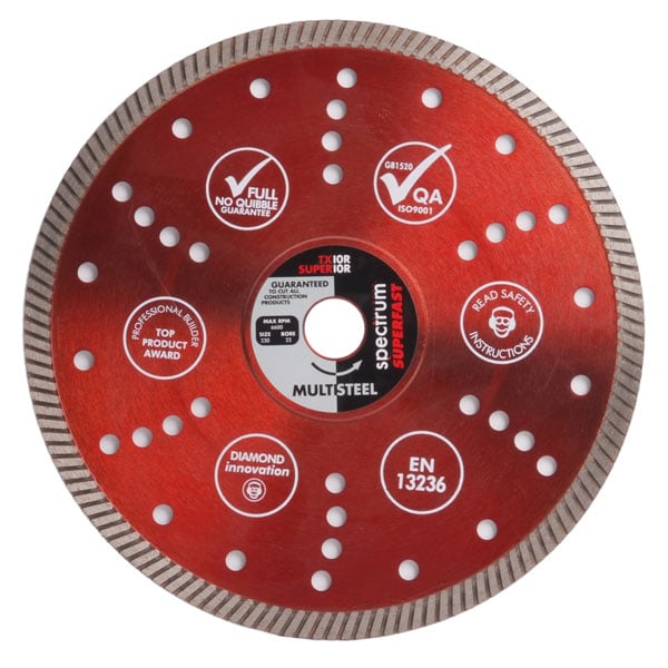 230mm superior all purpose diamond blade