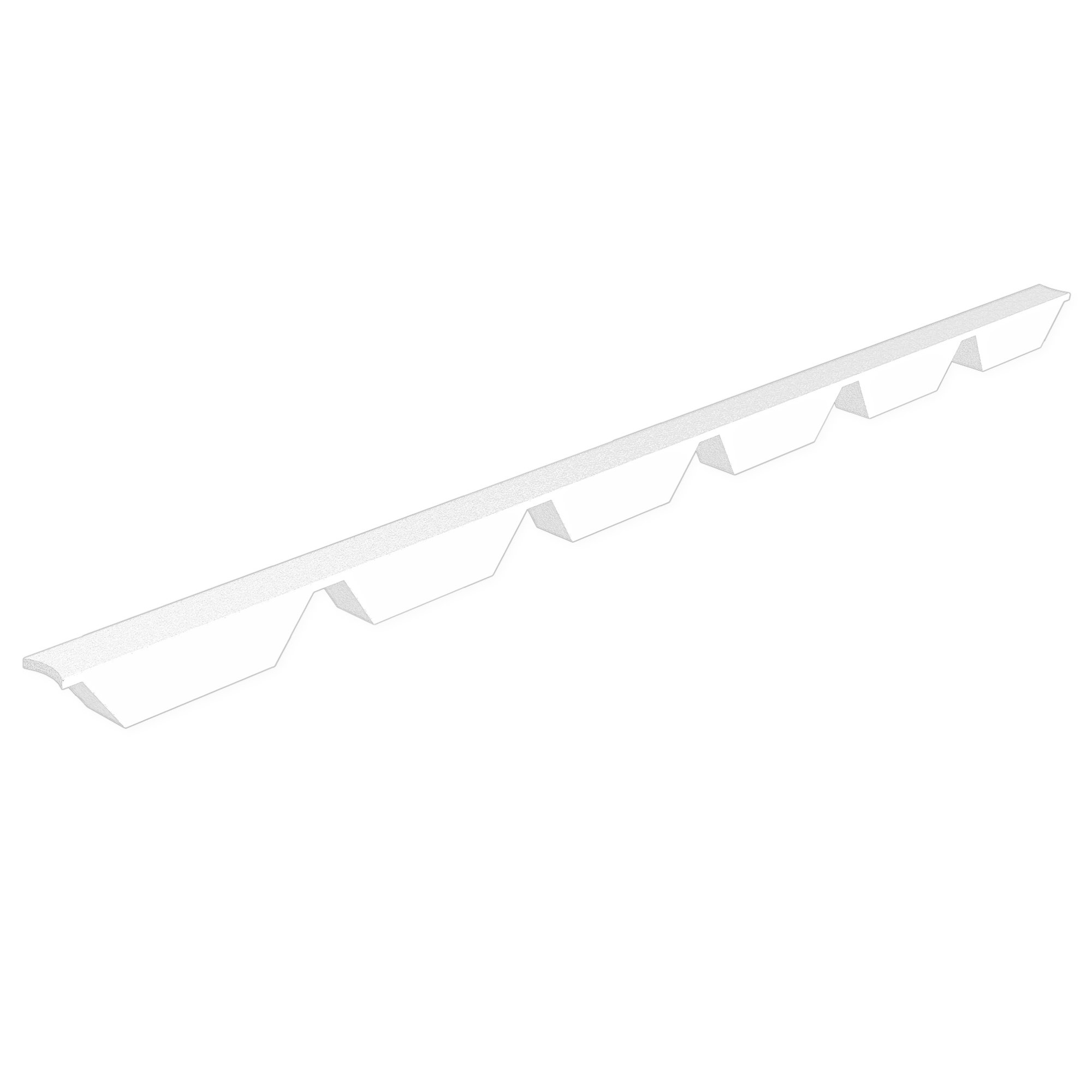 White large flute profiled filler blocks for KS1000TD