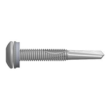 DrillFast® 40mm A4 stainless low profile mainfix fastener, 12mm washer