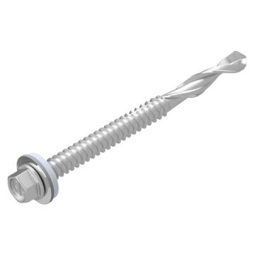 DrillFast® 75mm A4 stainless mainfix for ultra heavy steel, 15mm bonded washer