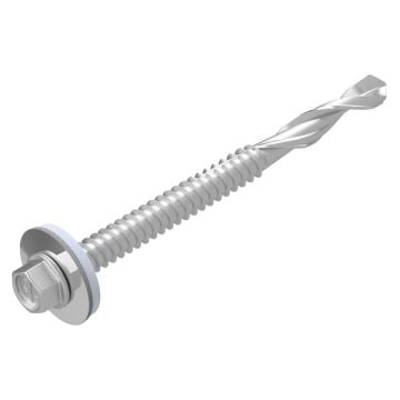 DrillFast® 75mm A4 stainless mainfix for ultra heavy steel, 19mm bonded washer