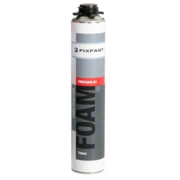 Fire resistant construction foam